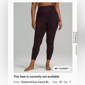 Align legging with pockets